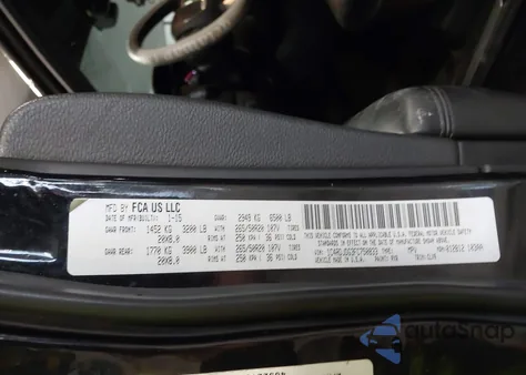 2015 Dodge Durango Limited из США, поврежденный, VIN 1C4RDJDG3FC750833